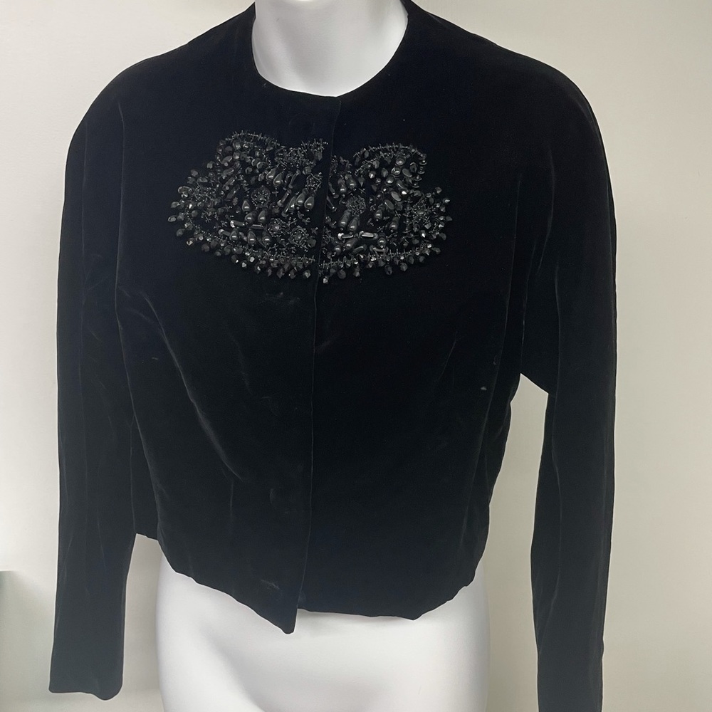 Vtg Hattie Carnegie beaded jacket